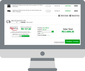 Tela de visualização CashBack
