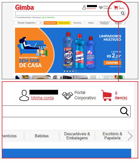 minha lista