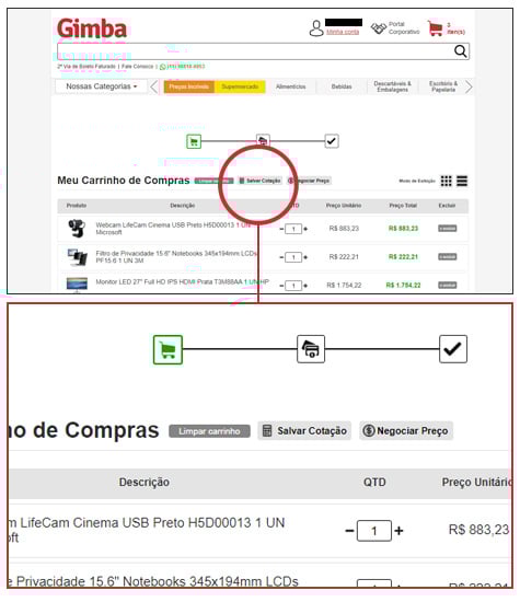 minha lista