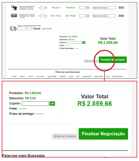 minha lista
