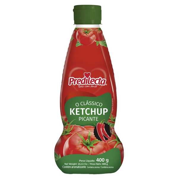 Ketchup Picante Bisnaga 400g 1 UN Predilecta