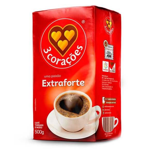 Café em Pó Extra Forte 500g 3 Corações