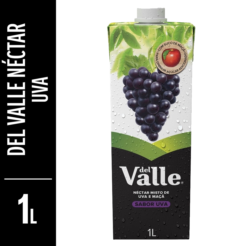 Suco N ctar De Uva 1L 1 UN Del Valle Gimba
