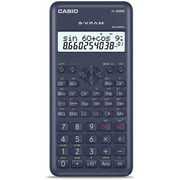 Calculadora Científica 240 Funções Preto FX 82MS UN Casio