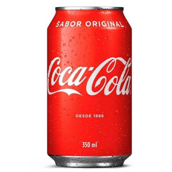 Refrigerante Coca Cola Lata 350ml 1 UN - Gimba