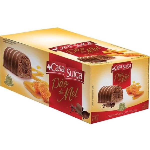 Pao De Mel 45g Cx 15 Un Casa Suica Gimba