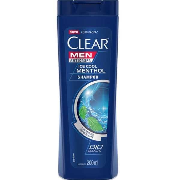 Shampoo Clear Anticaspa Ice Cool Menthol 200ml 1 UN - Gimba